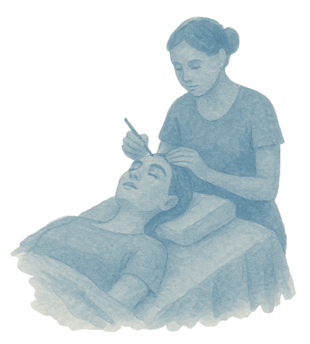 eyebrow-treatment-san-francisco-icons-employee-customer-lying-down