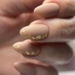nail-spa-san-design-francisco-nude-color-gold-sparkle-6