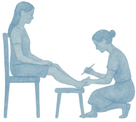 pedicure-treatment-painting-icons-customer-and-employee
