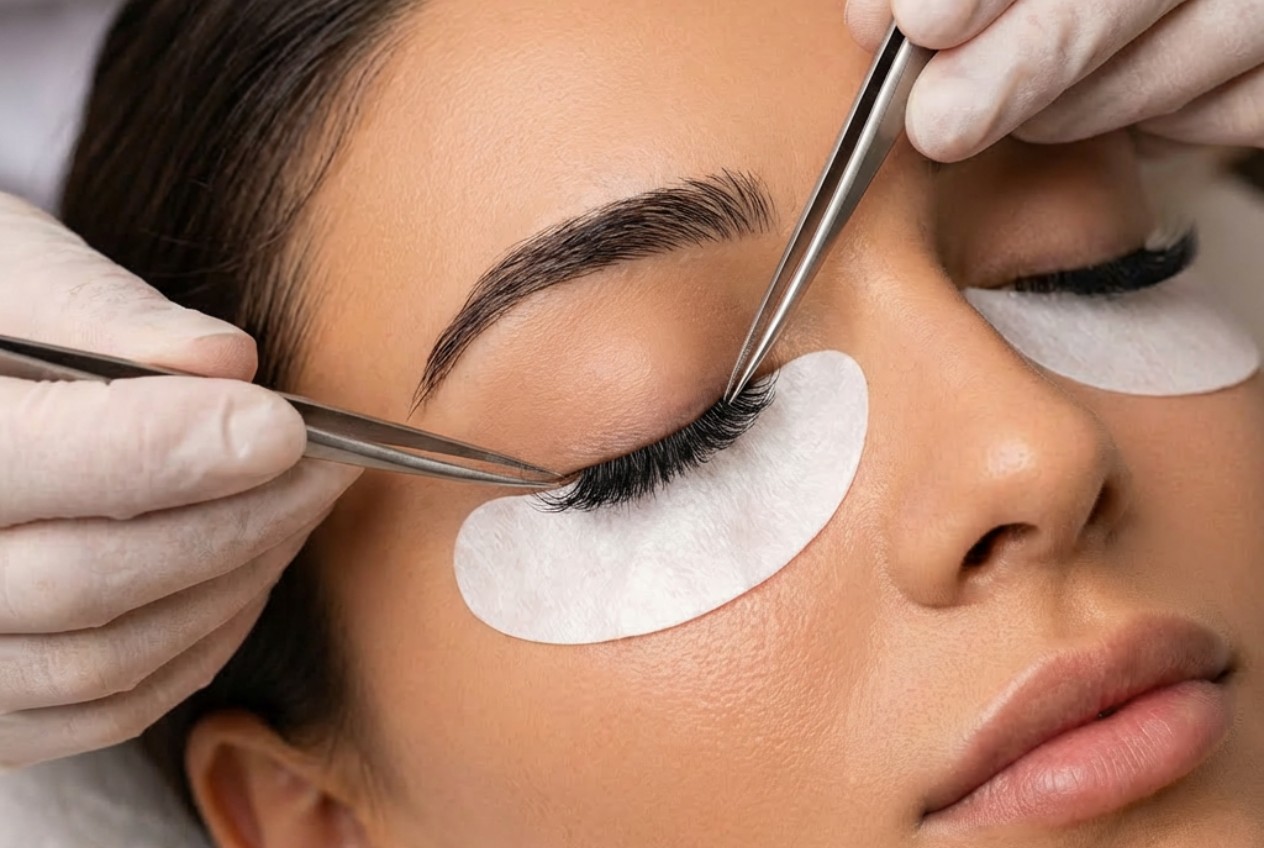 Eyelash extensions service at Nail It Studio San Francisco SoMa