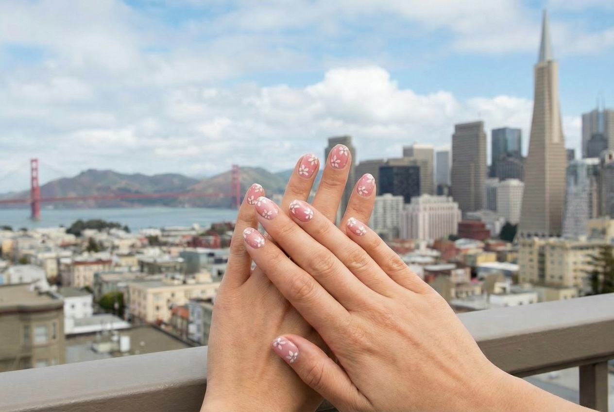 Manicure service at Nail It Studio San Francisco SoMa